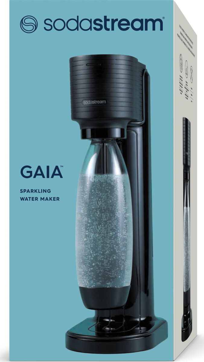 Sodastream - Gaia - Black Carbon Cylinder Included