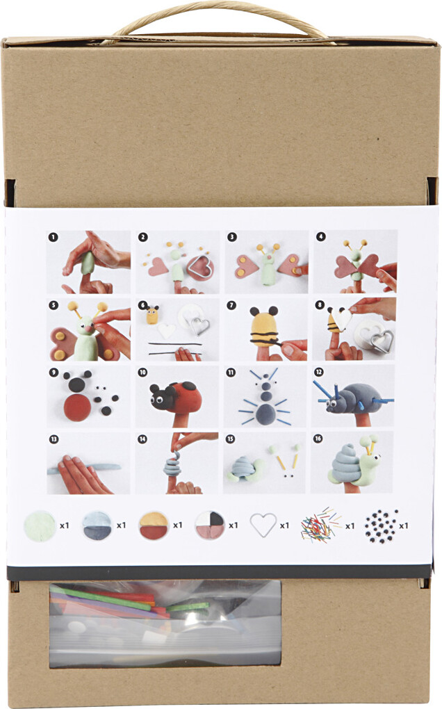 Silk Clay - Diy Kit - Søde Fingerdukker