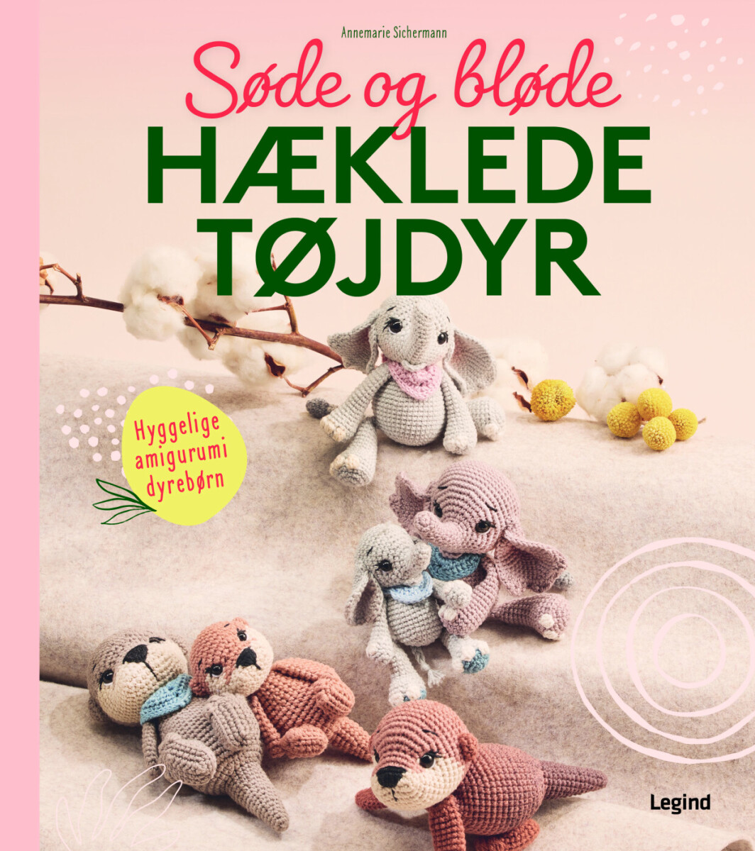 Søde Og Bløde Hæklede Tøjdyr