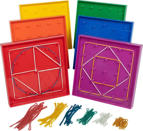 Sømbræt Til Børn - 5X5 Cm - 10 Stk