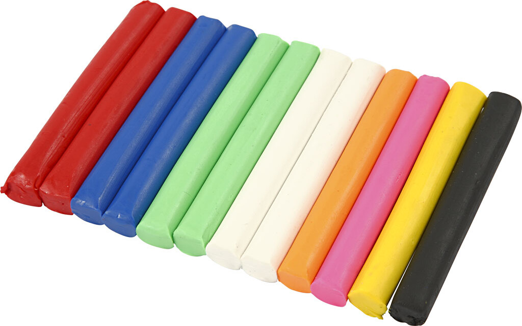 Soft Clay - Modellervoks Sæt - 6 Farver - 200 G