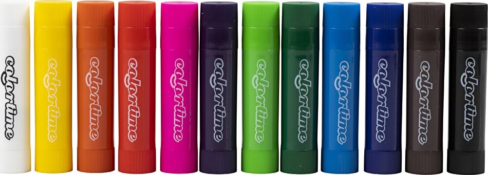 Colortime - Soft Color Stick - Farvekridt - Flere Farver - 120 Stk