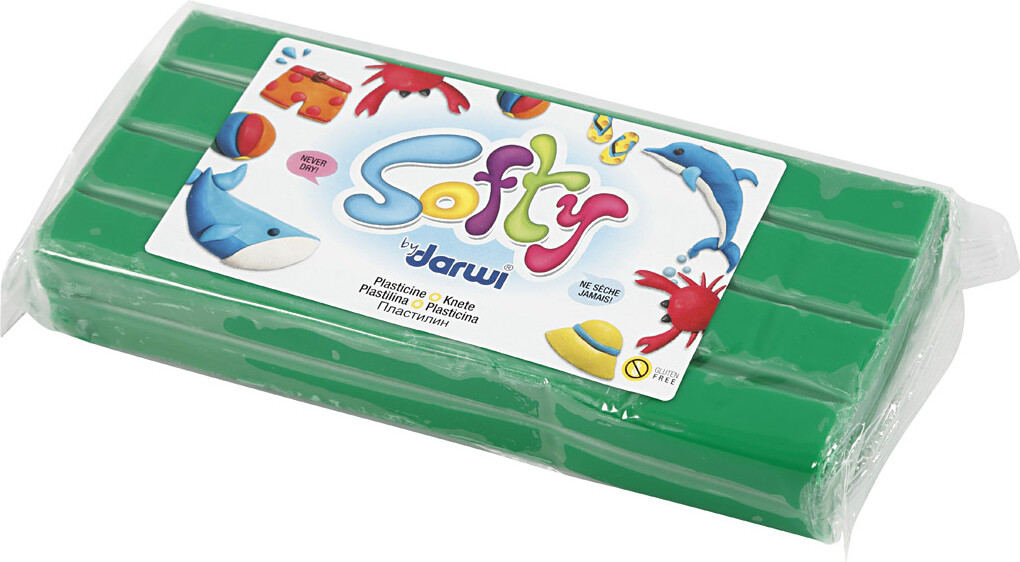 Softy Modellervoks - Grøn - 500 G