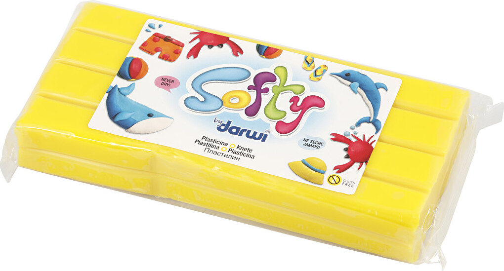 Softy Modellervoks - Gul - 500 G