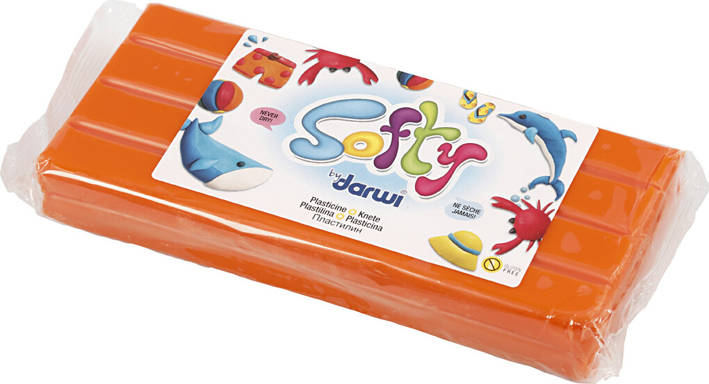 Softy Modellervoks - Orange - 500 G