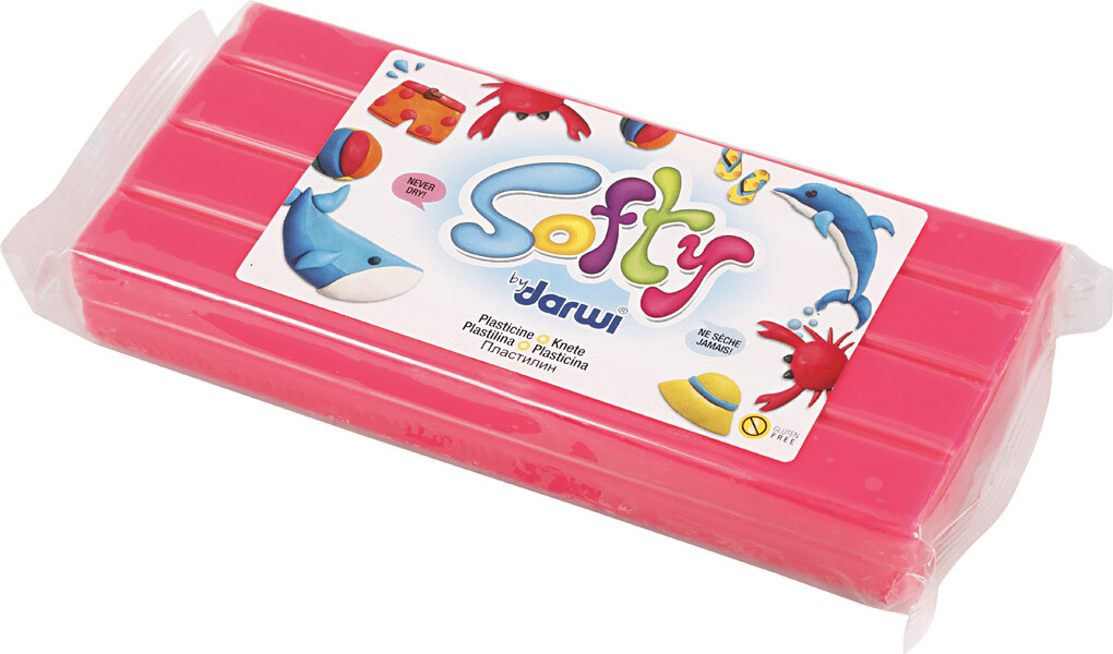 Softy Modellervoks - Pink - 500 G