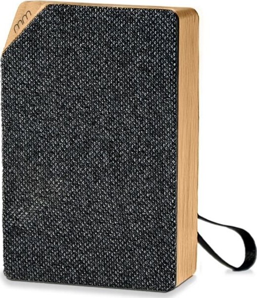 Bluetooth Højtaler Med Solcelleopladning - Bambus - Mikamax