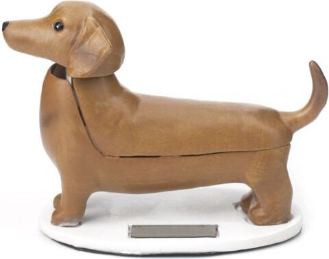 Solcelle Figur - Gravhund - Kikkerland - 12 Cm