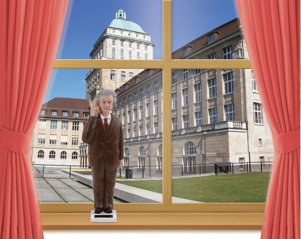 Einstein Solcelle Figur - Kikkerland
