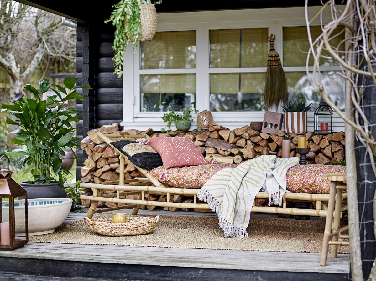 Bloomingville - Sole Daybed - Natur - Bambus - Udendørs