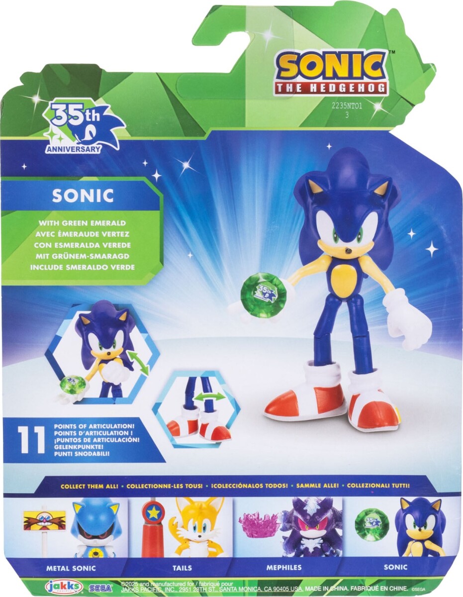 Sonic - Articulated Figures 4 - Wave 23 - Sonic
