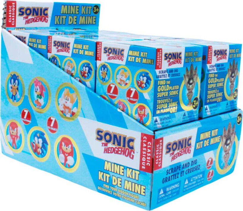 Sonic The Hedgehog - Mine Kit - Find The Gold Plated Super Sonic