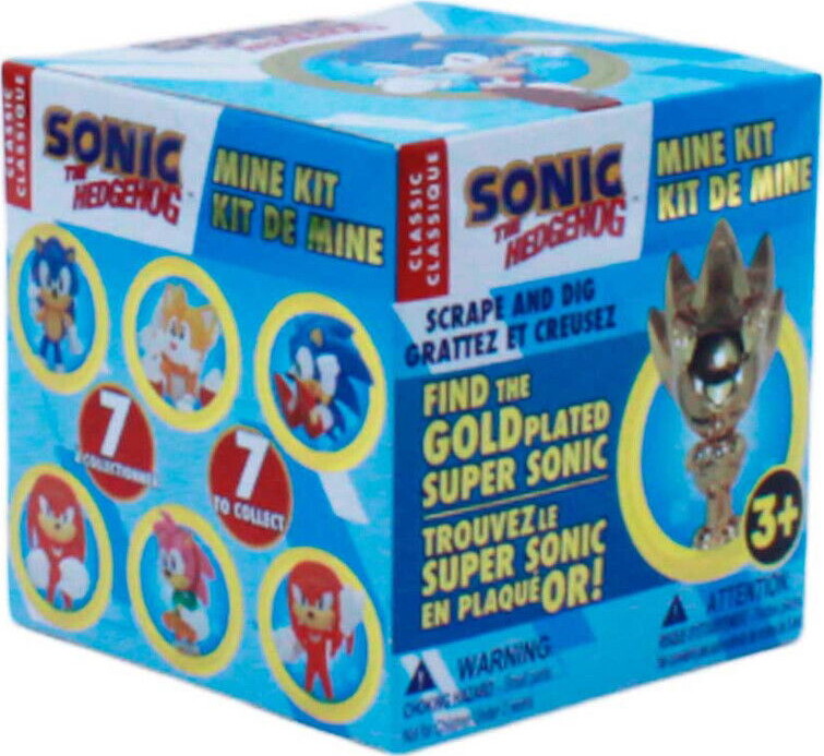 Sonic The Hedgehog - Mine Kit - Find The Gold Plated Super Sonic