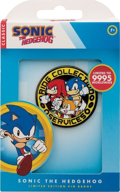 Sonic The Hedgehog - Sonic Tails And Knuckles Pin Badge