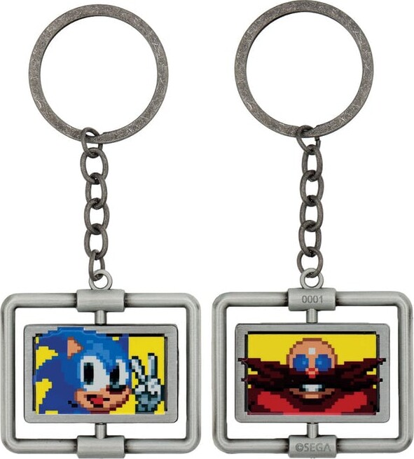 Sonic The Hedgehog - Spinning Keyring