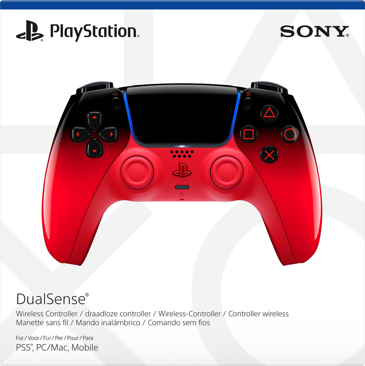 Sony Playstation 5 Dualsense Controller - Techno Red