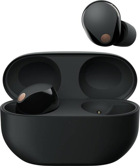 Sony - True Noise Cancelling Earbuds - Sort - Wf-1000Xm5