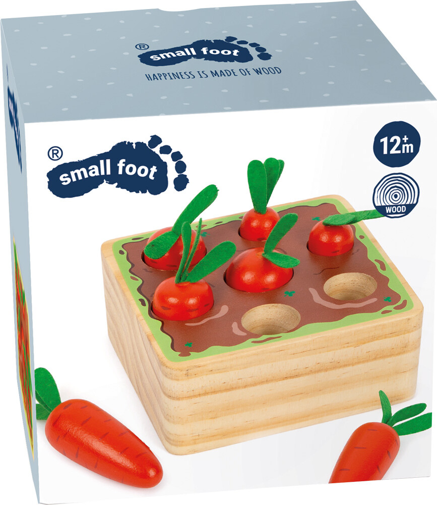 Sorteringsspil - Gulerødder - Træ - Montessori - Small Foot