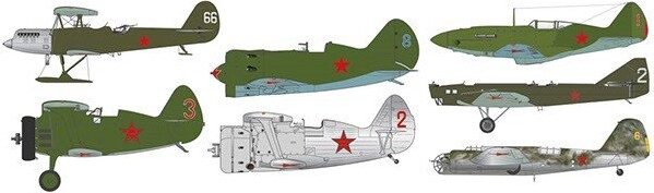 Vallejo - Model Air Maling Sæt - Soviet Air Force Pre-War To 1941 - 8X17