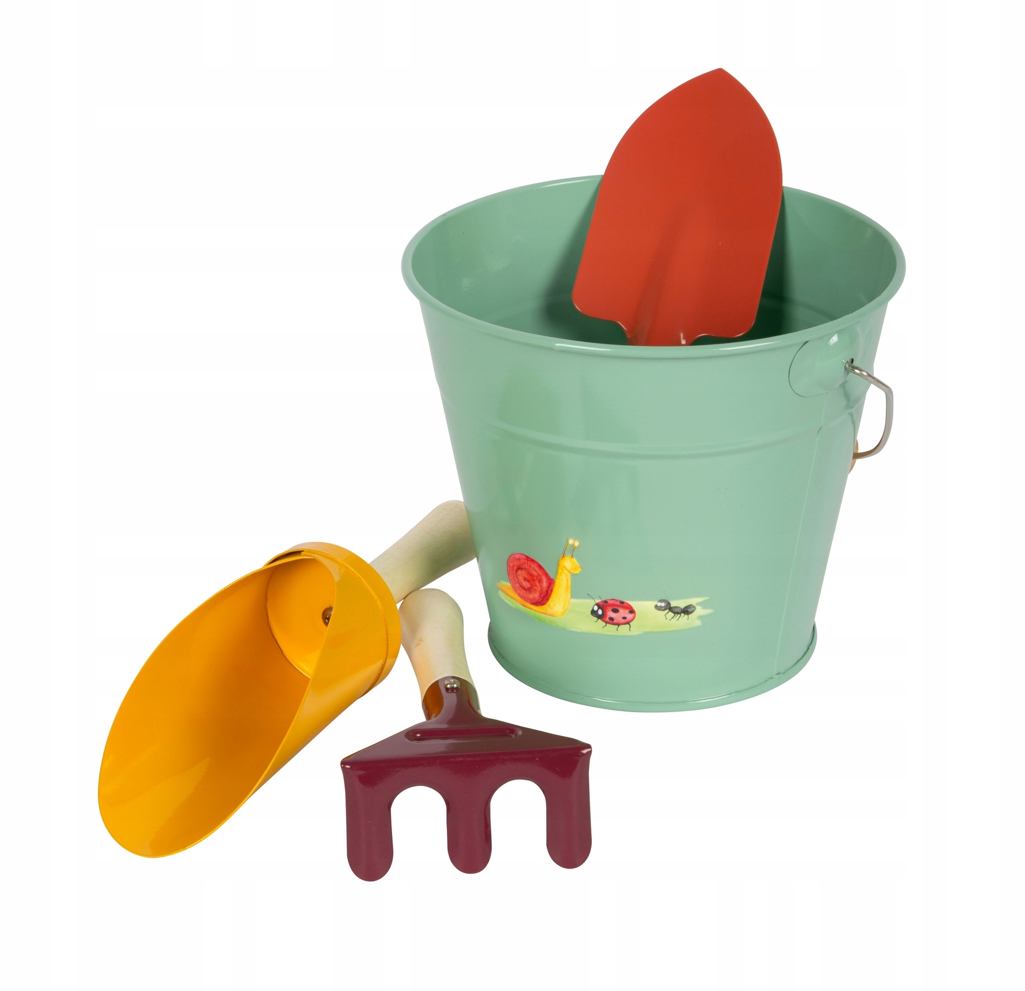 Haveredskaber Sæt Til Børn Inkl Spand - Tiny Garden - Small Foot