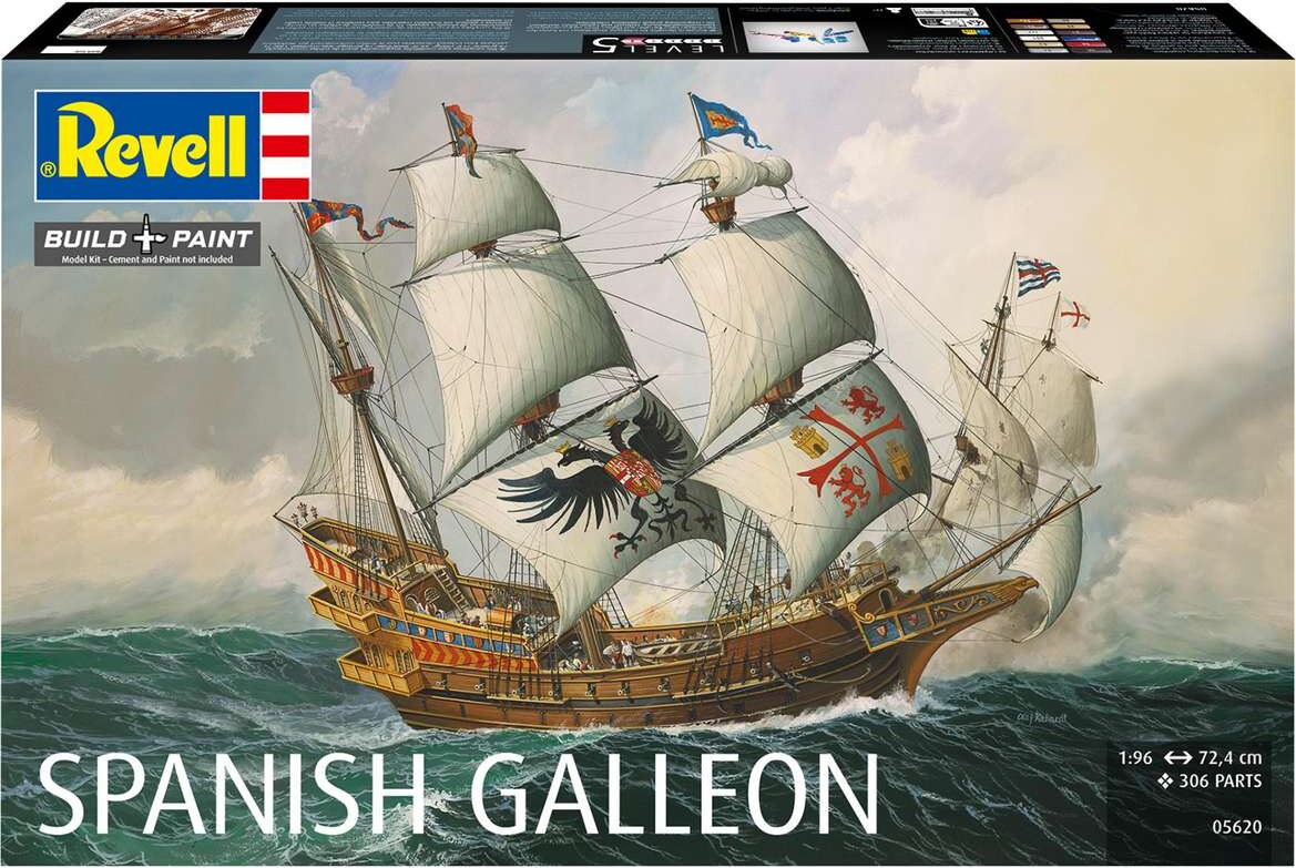 Revell - Spanish Galleon - Byggesæt - 1 96 - 05620