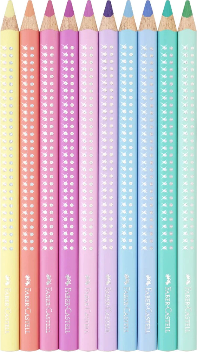Sparkle Jumbo Pastel Tin - 10 Ass