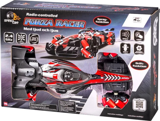 Fjernstyret Racerbil Med Lys Og Lyd - Forza Racer - 1 18