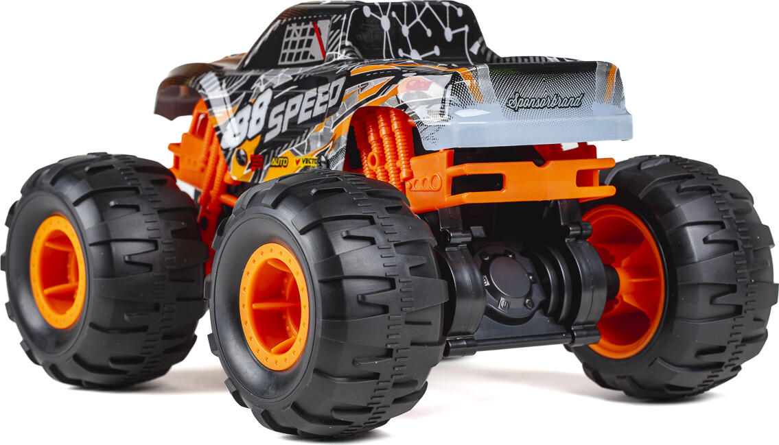 Fjernstyret Bil Med Lys Og Lyd - Speed Dirt Stars - 1 12 - Orange