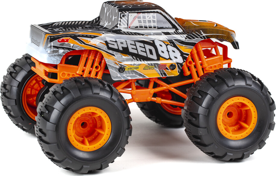 Fjernstyret Bil Med Lys Og Lyd - Speed Dirt Stars - 1 12 - Orange