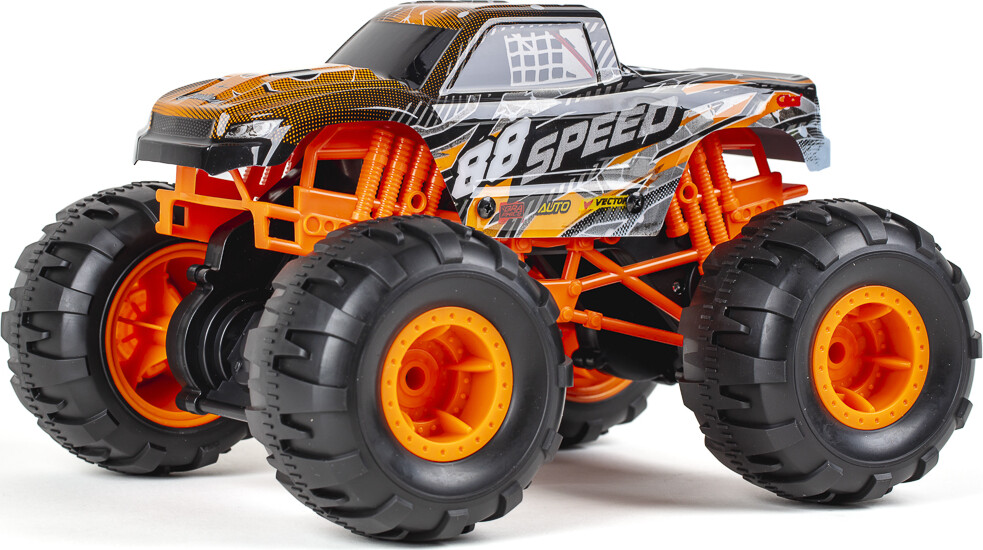 Fjernstyret Bil Med Lys Og Lyd - Speed Dirt Stars - 1 12 - Orange