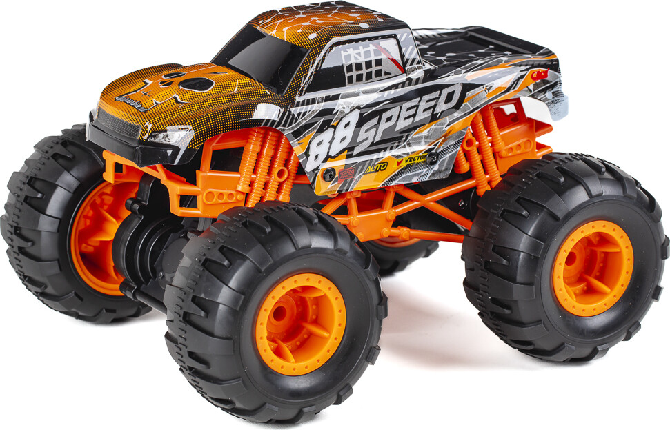 Fjernstyret Bil Med Lys Og Lyd - Speed Dirt Stars - 1 12 - Orange