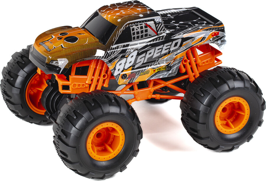 Fjernstyret Bil Med Lys Og Lyd - Speed Dirt Stars - 1 12 - Orange