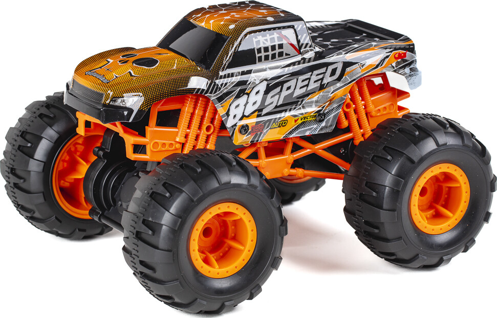 Fjernstyret Bil Med Lys Og Lyd - Speed Dirt Stars - 1 12 - Orange