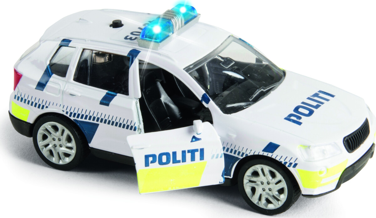 Speedcar - Dansk Politibil Med Lys Og Lyd - Assorteret