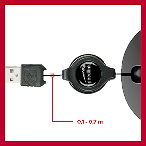 Speedlink - Beenie Mobile Mouse - Wired Usb Black