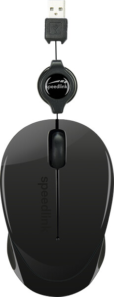 Speedlink - Beenie Mobile Mouse - Wired Usb Black