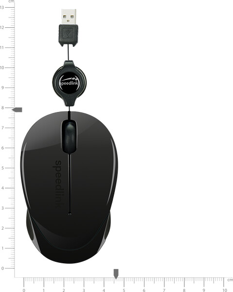 Speedlink - Beenie Mobile Mouse - Wired Usb Black