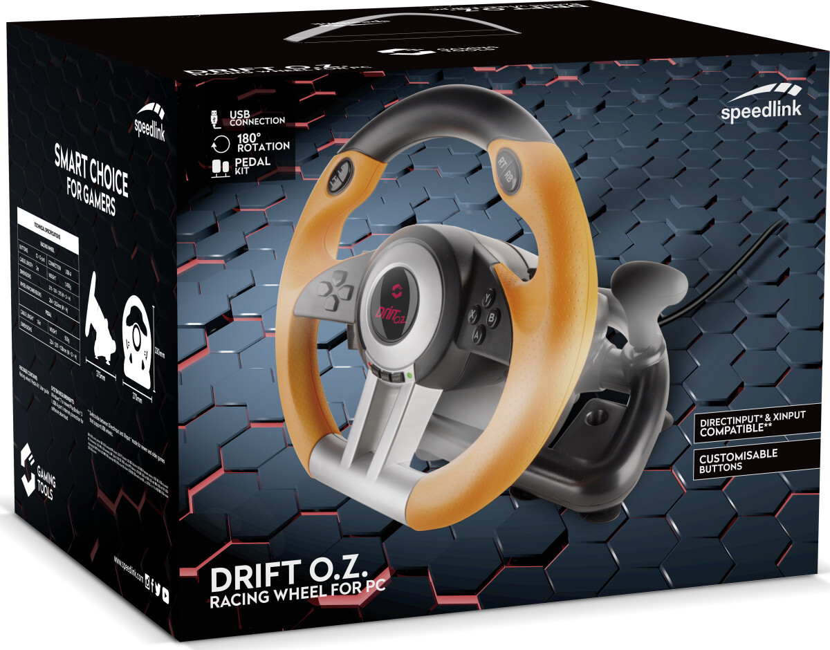 Speedlink - Drift Oz Rat Og Pedaler Til Pc