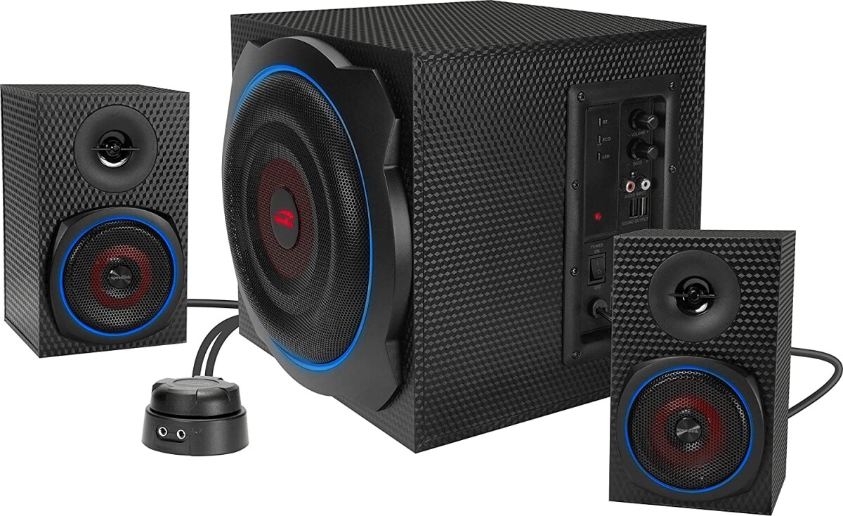 Speedlink - Gravity Carbon Rgb 21 Subwoofer System