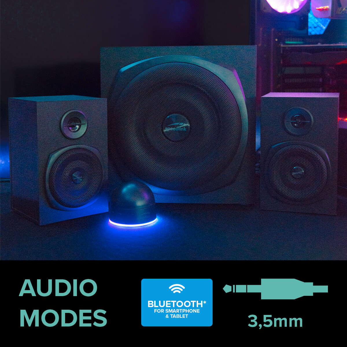 Speedlink - Gravity Lt 21 Subwoofer System Black