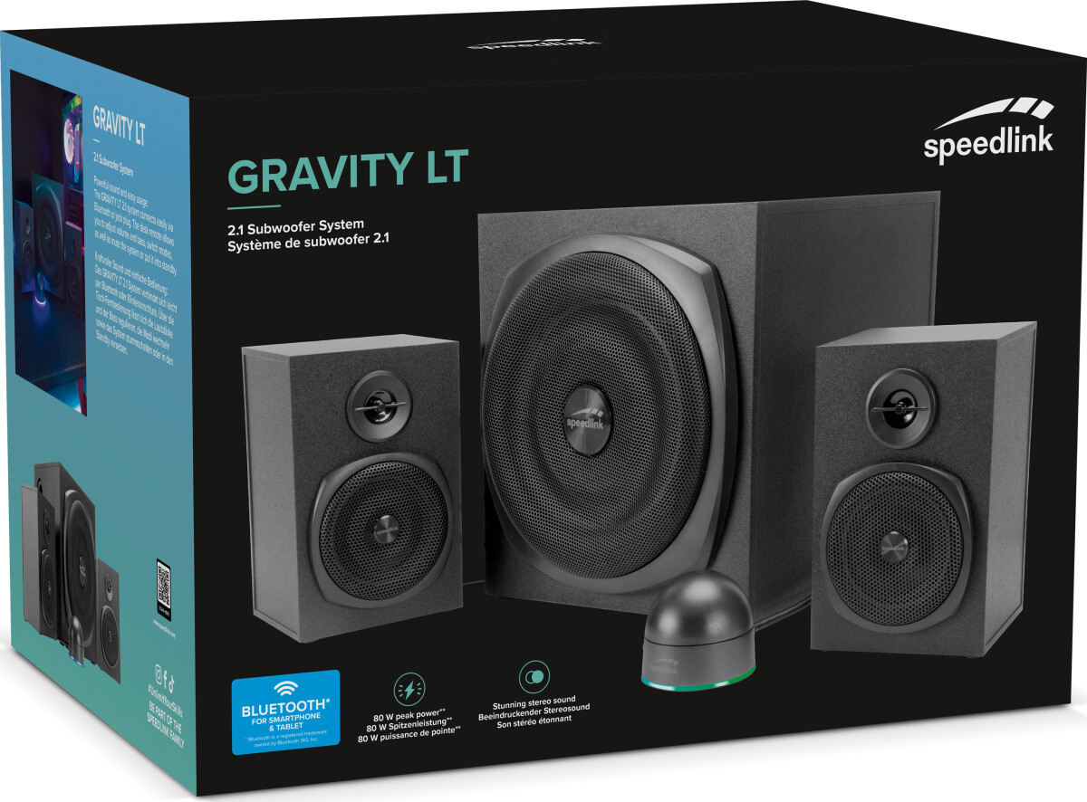 Speedlink - Gravity Lt 21 Subwoofer System Black