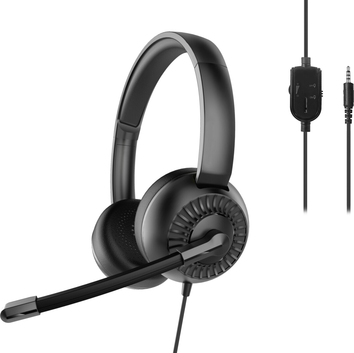 Speedlink - Metis Stereo Headset 3 5 Mm Jack Med Y-Adapter - Sort