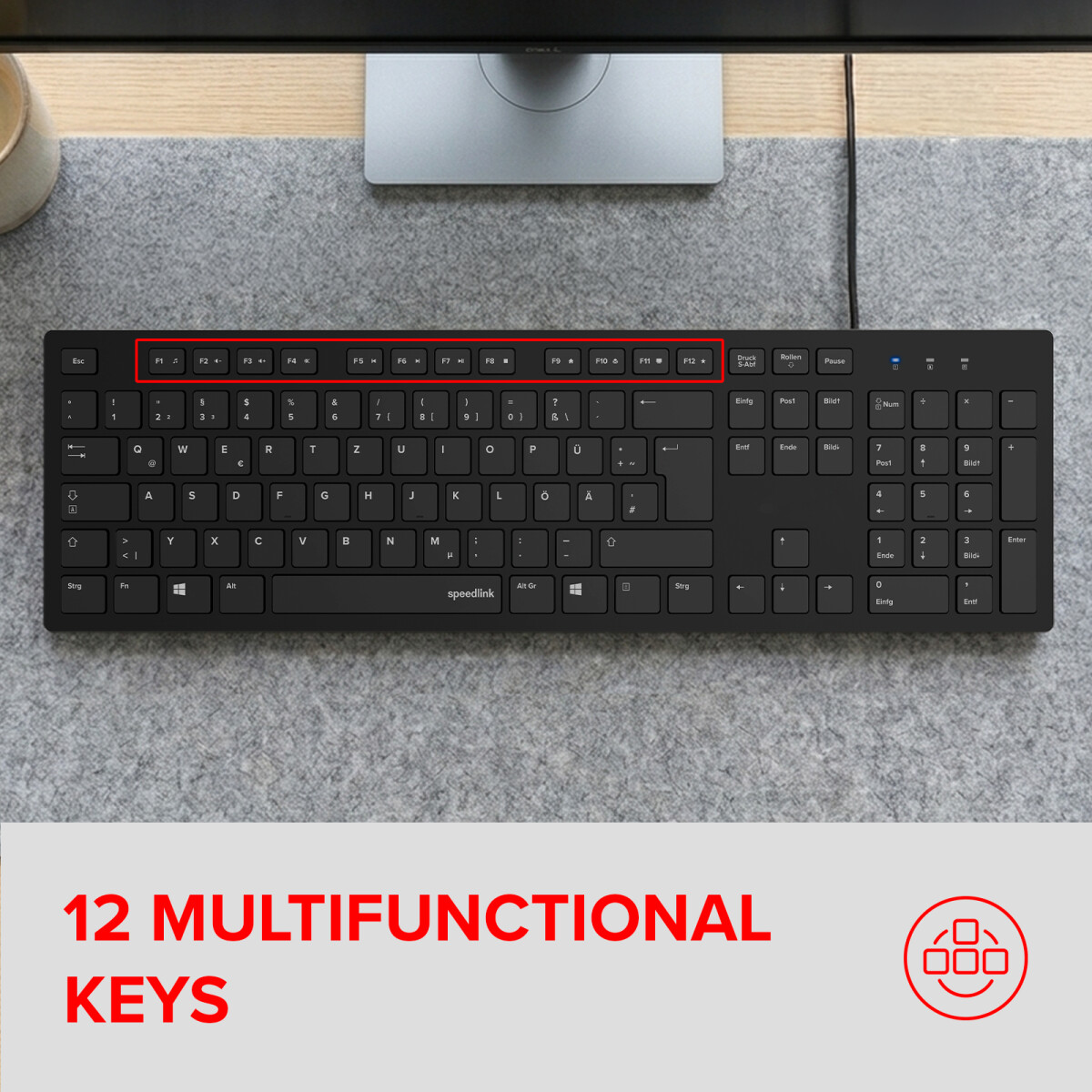 Speedlink - Niala Keyboard Black - Us Layout