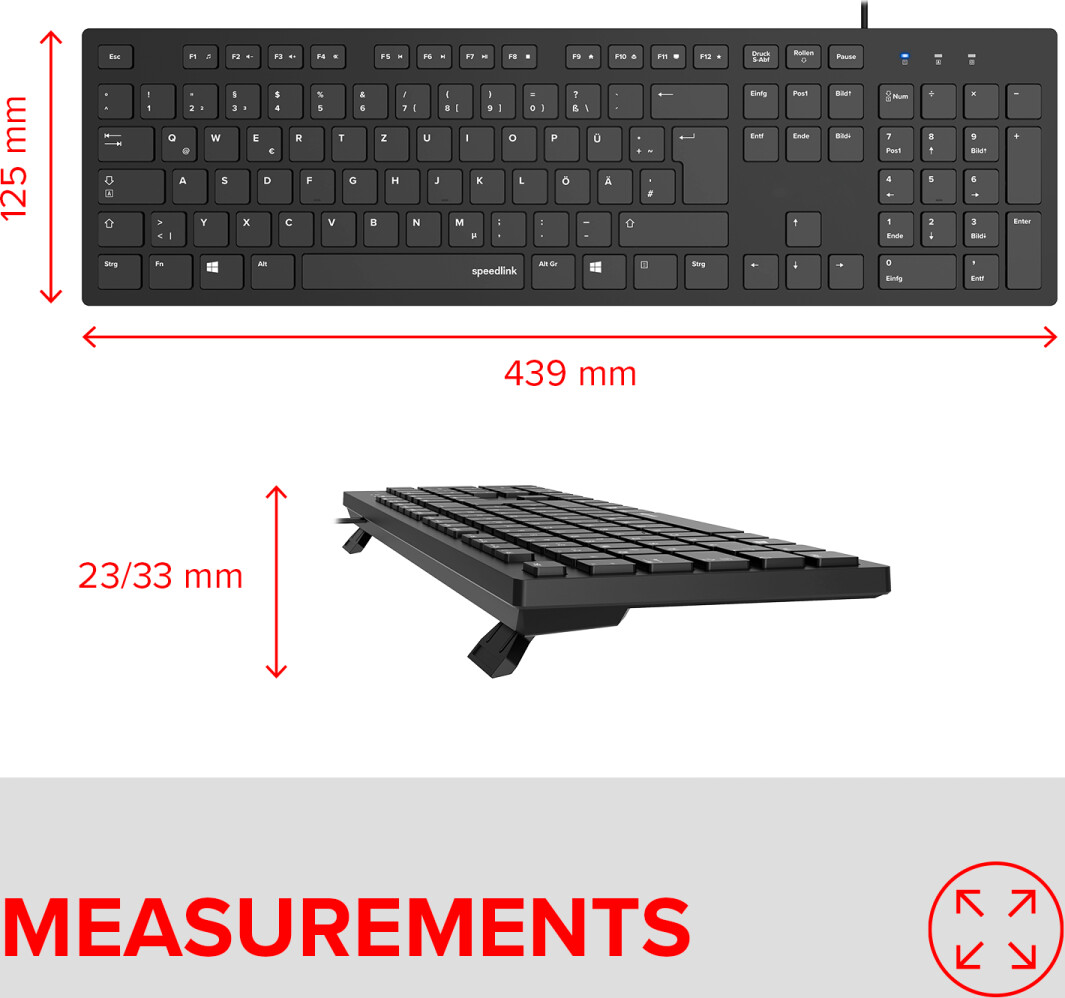 Speedlink - Niala Keyboard Black - Us Layout