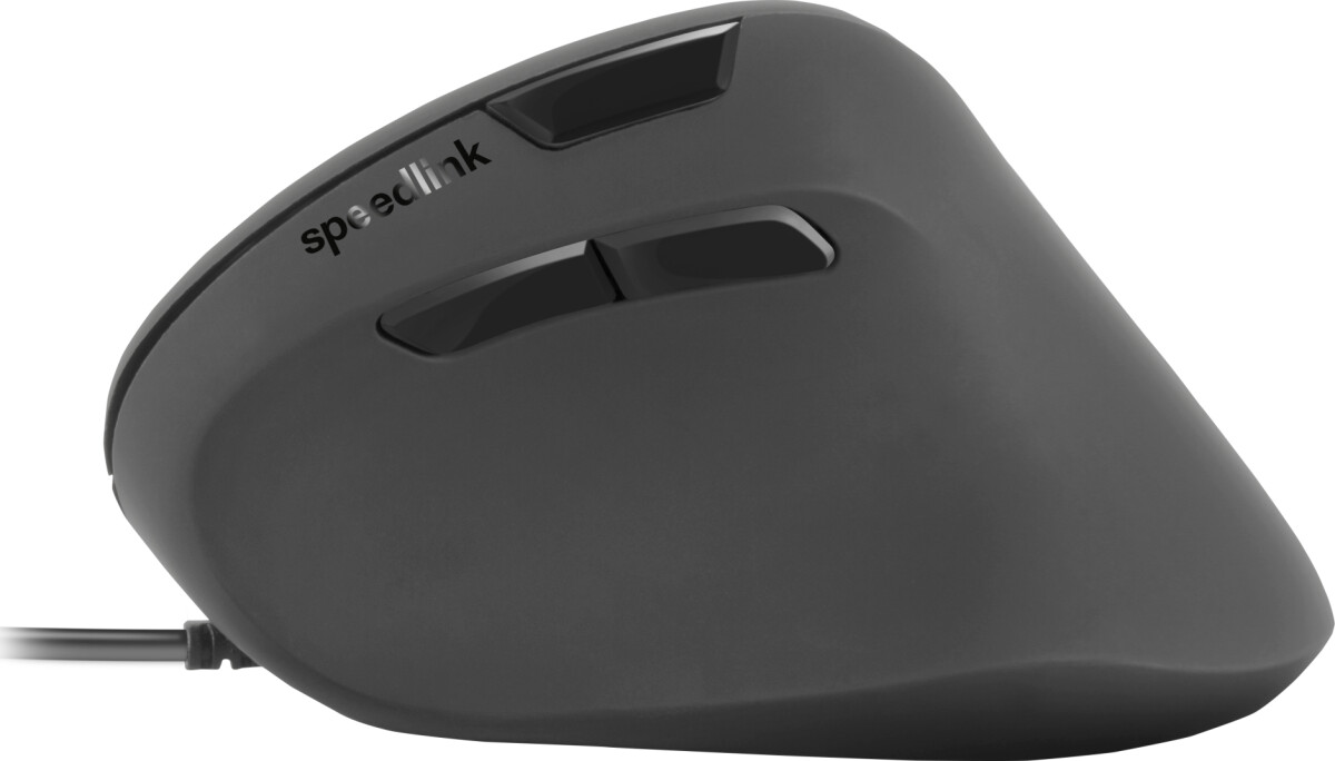 Speedlink - Piavo Ergonomic Vertikal Mus - Usb - Sort - 2400 Dpi