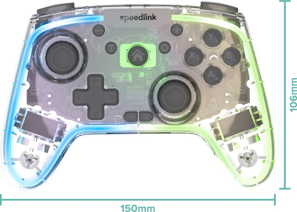 Speedlink - Rait Nx Rgb Gamepad - Wirelesswired - For Pcandroidswitch