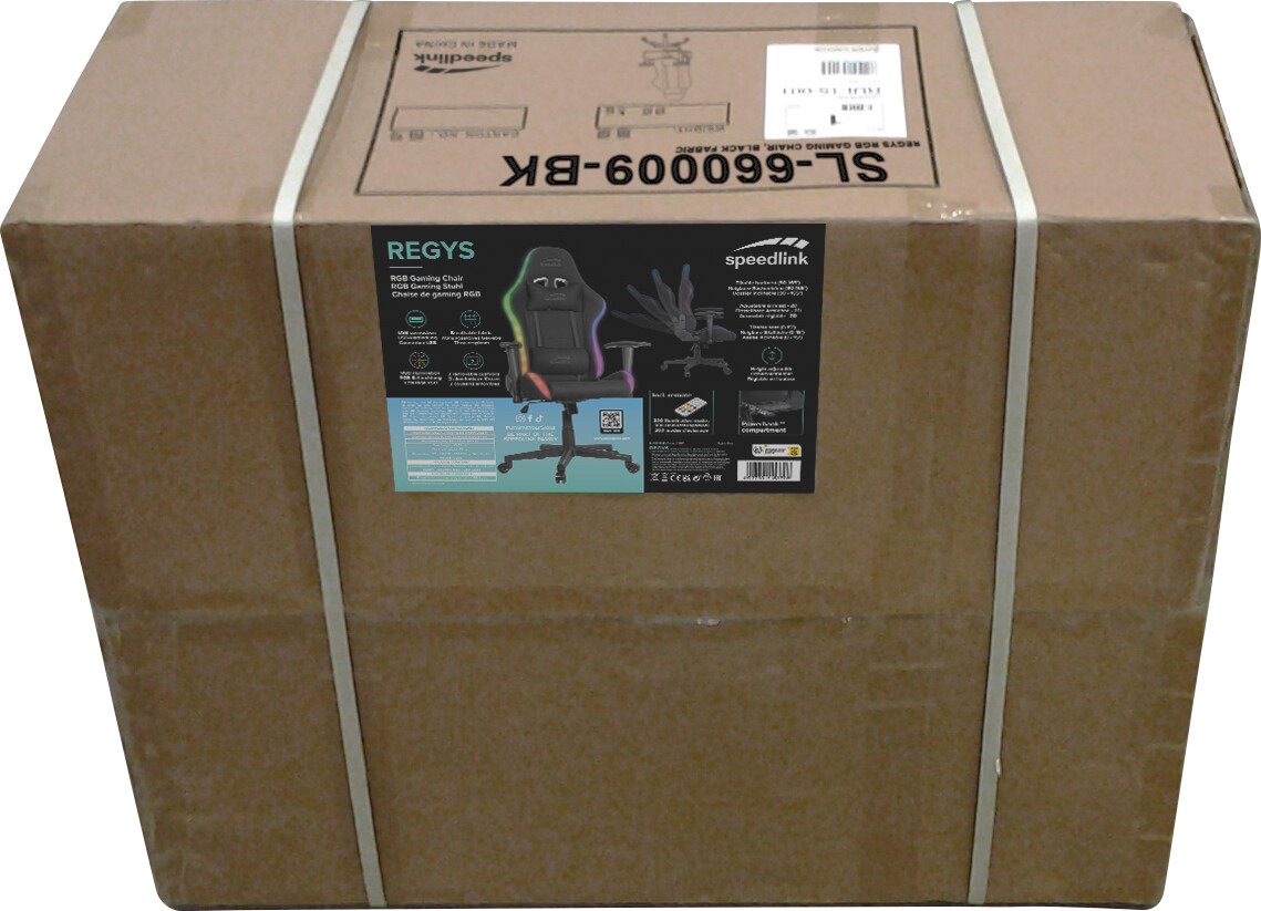 Speedlink - Regys Rgb Gaming Chair Black Fabric