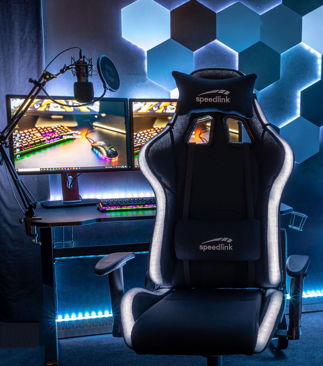 Speedlink - Regys Rgb Gaming Chair Black Fabric