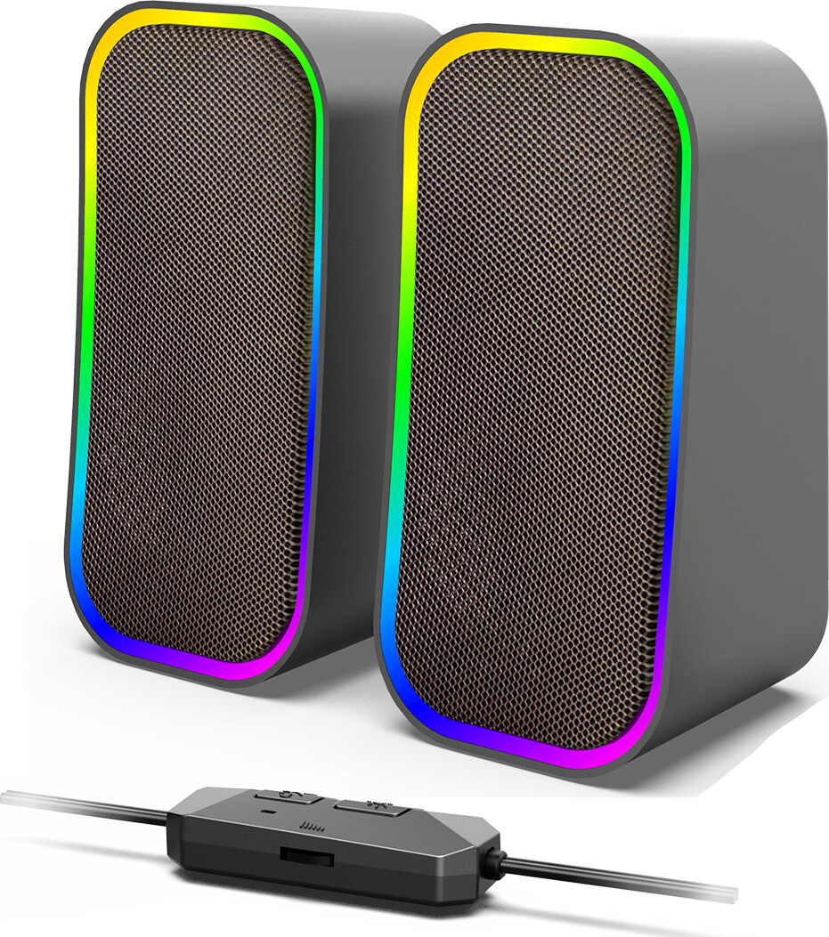 Speedlink - Token Rgb Gaming Stereo Højttaler Sort