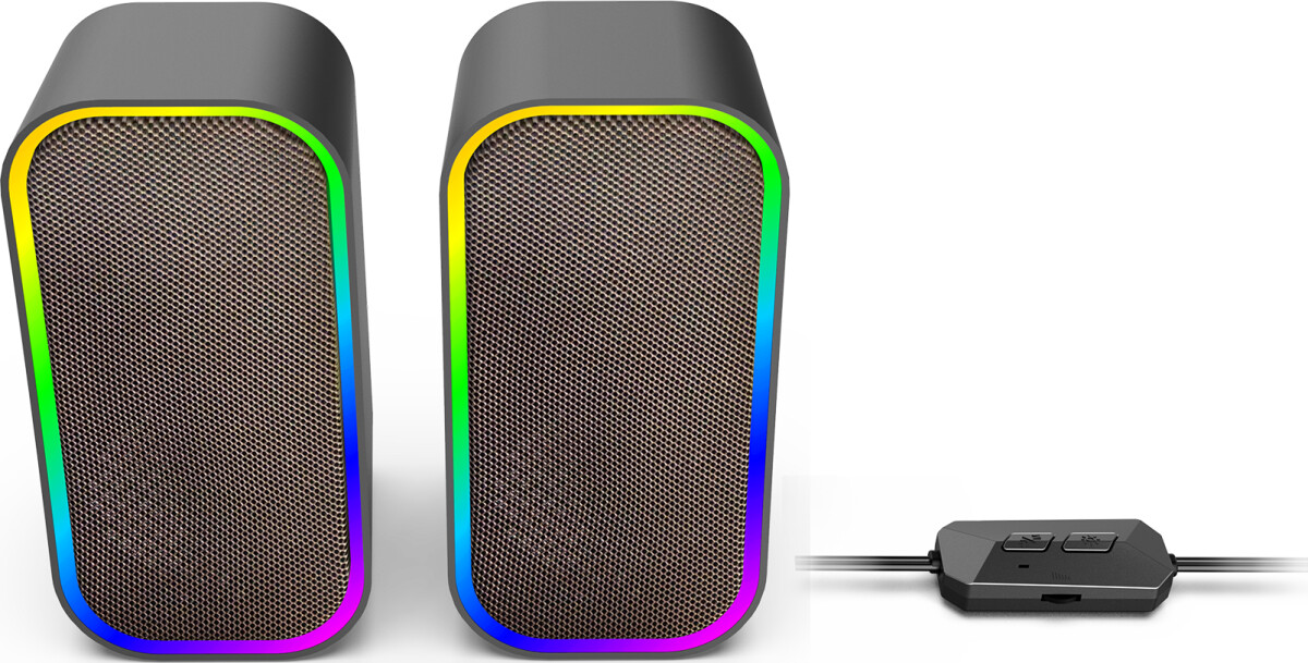 Speedlink - Token Rgb Gaming Stereo Højttaler Sort